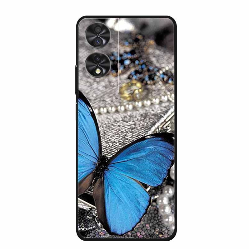 Para TCL 40 NxtPaper 4G 6.78" Funda Animales TPU Silicona Suave Fundas de Teléfono Cubierta para TCL40 NxtPaper Protector Lobo Dibujos Animados Coque