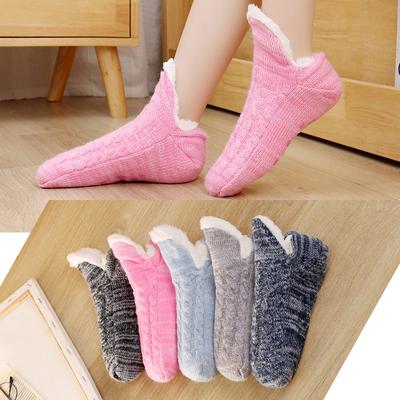 Wintersocken Indoor Bodensocken Schneesocken Schlafsocken Damen