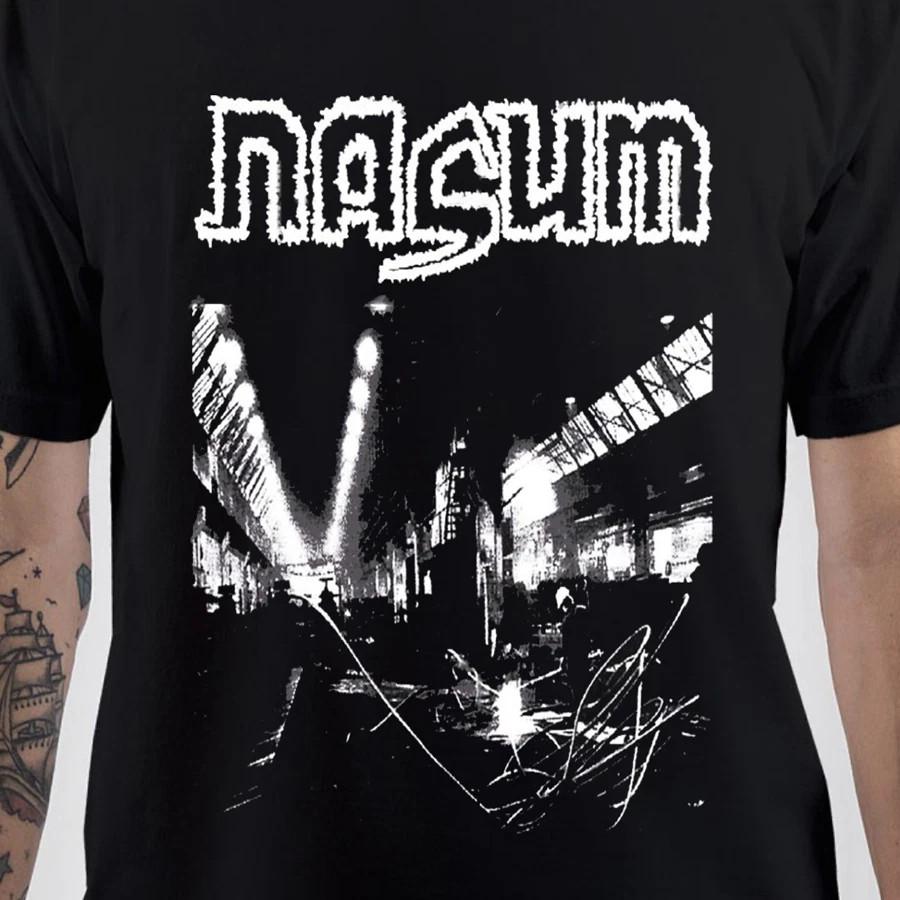 

Nasum band artwork Black Cotton Shipped From USA T Shirt Full Size S-5XL Unisex T-Shirt XXXXL