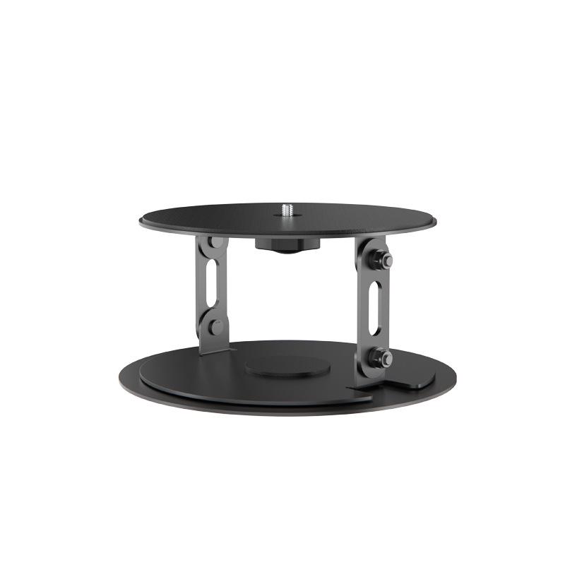 Adjustable Metal Projector Stand with Telescopic Pan-Tilt Head for Home and Bedside Use