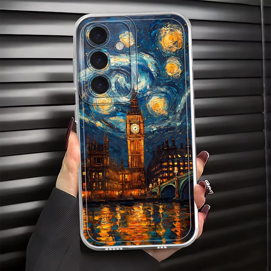 Phone Cover Case for Samsung Galaxy A57 A36 A37 A34 A35 A54 A15 A14 A16 A56 A26 A24 A25 A51 A52 A55 A52 A23 Van Gogh Starry Sky