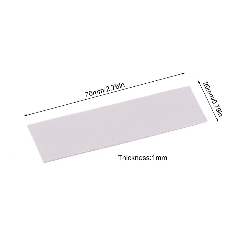 Thermal Pad 18W/Mk 70x20mm, M.2 Silicone Heatsink Cooling Pad for Laptop SSD CPU LED Cooler