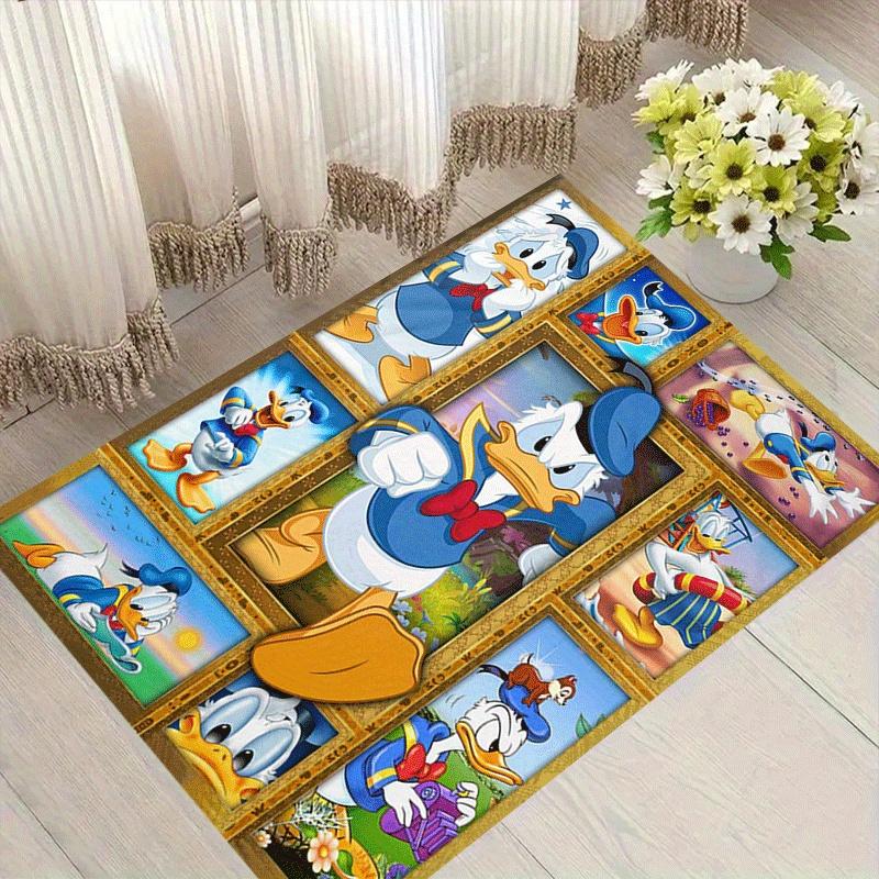 

1pc Donald Duck Collection Rug Anti Slip, Non Shedding, Stain Defying, Ideal for Living, Bedroom & Laundry Handcrafted Home Decor 60cm by 90cm