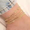 Twisted Chain Beach Anklet, High-quality Jewelry, Upgraded Vintage Anklet, High-end Decorative Anklet Suitable for Daily Wear