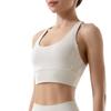 Double-sided Brushed Cross Back Sports Shockproof Gathered Yoga Fitness Vest