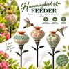 Easy Fill Garden Hummingbird Feeder Ground Stake Garden Bird Feeder  Patio Flower Bed