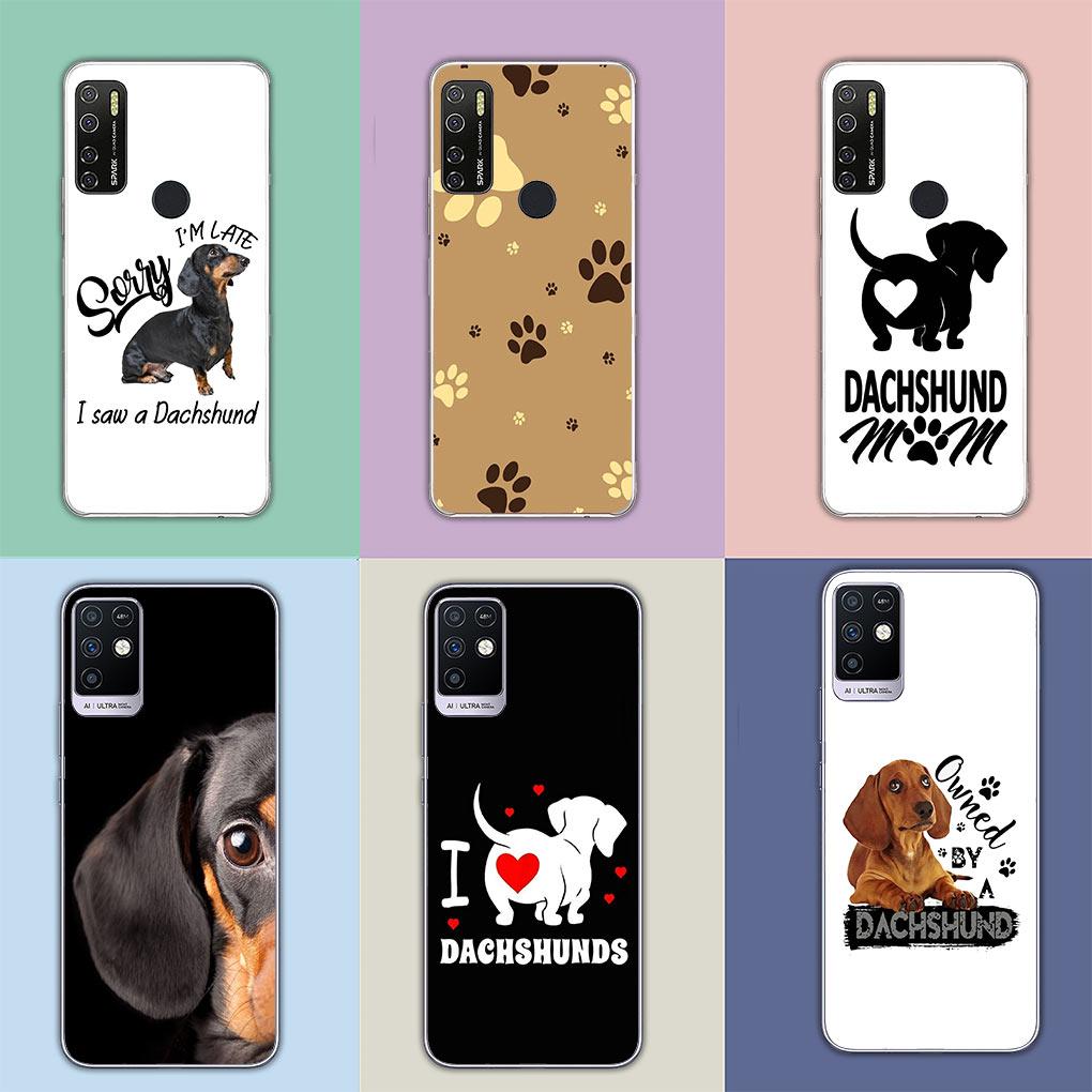 Dachshund Dog Cover Phone Case for Motorola Moto G13 G14 G53 G54 G62 G72 G82 G84 E13 E20 G42 G32 G23 G22 Funda Soft Casing