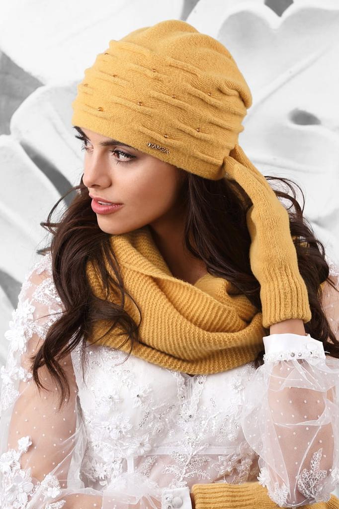 Gloves*01 Women' Winter Mustard Color