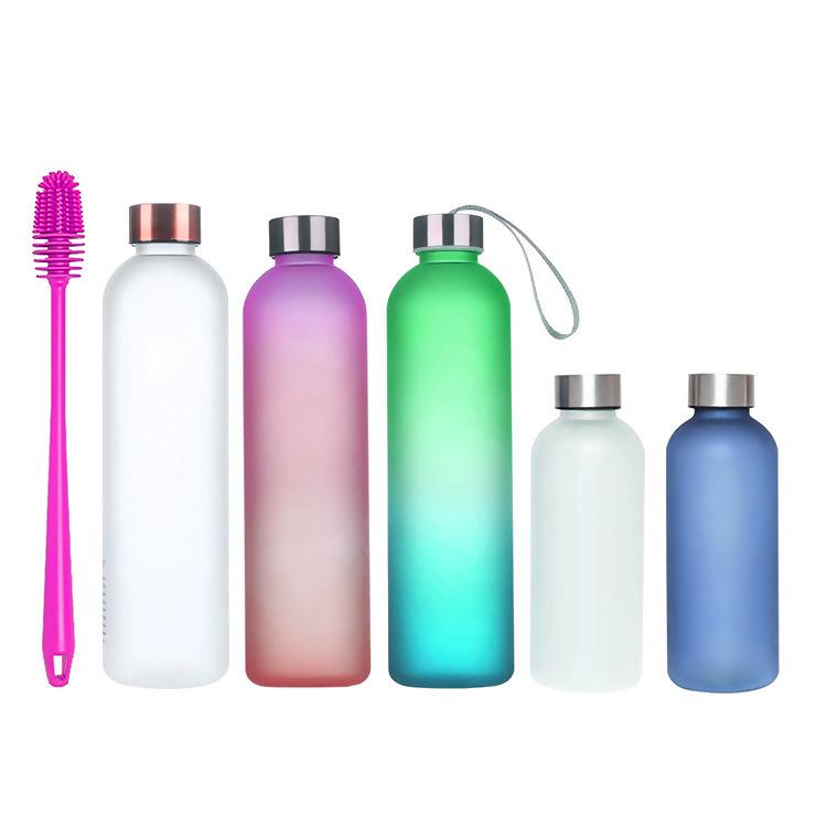 Tritan 1000ml Gradient Sports Water Bottle - Large Capacity, Portable, Outdoor Fitness Cup