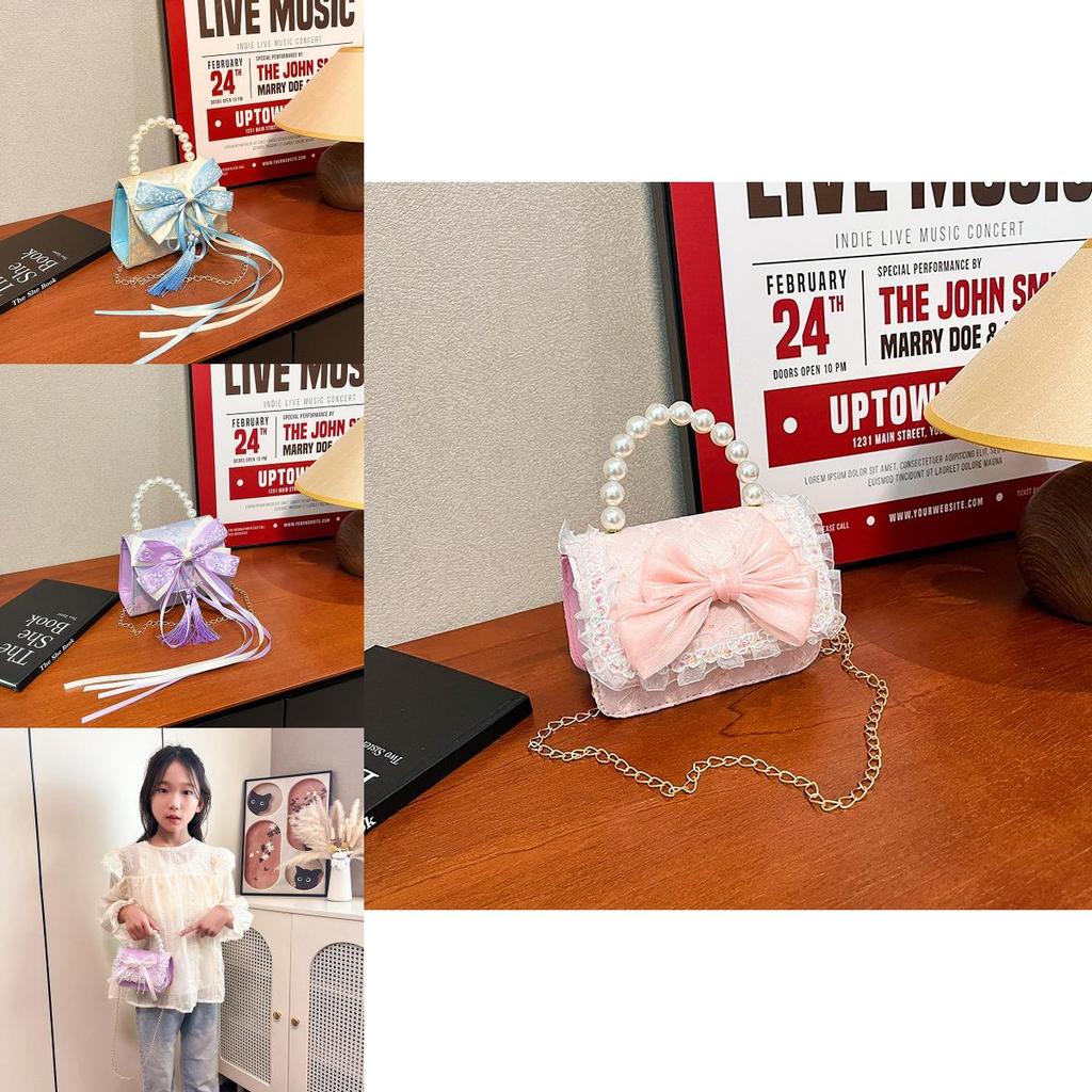 Girls Small Crossbody Bag Pu Material Childrens Cute Fashion Kids Shoulder Bag For Daily Wear