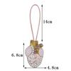 Handmade Rabbit Flower Heart Beaded Patch Key Chain Bag Charming Pendant Hang Lanyard Decoration Diy Clothing Applique Patches