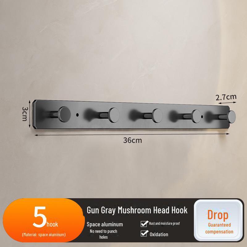 Punch-Free Strong Adhesive Wall Hooks for Kitchen and Bathroom