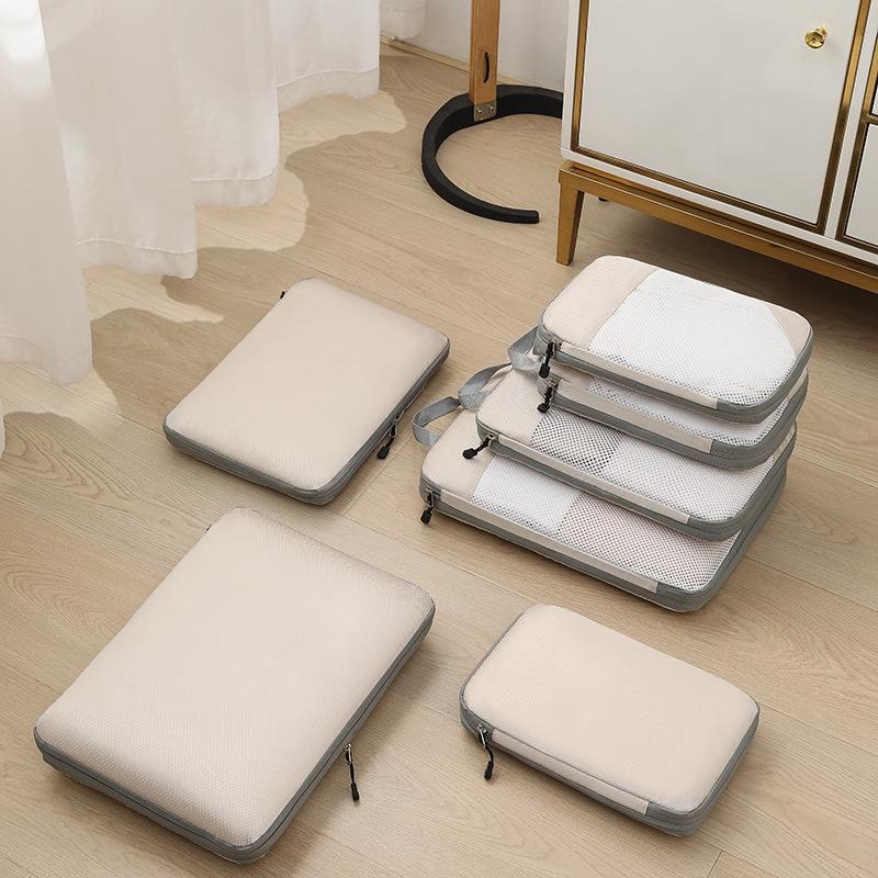 3pcs/set Compression Packing Cubes for Suitcases Travel Accessories Expandable Packing Organizers Lightweight Travel Organizer