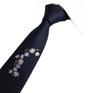 6cm Width Men Tie Embroidered Rose