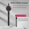 Press Student Compass Geometry Set Precision Digital Display Compass for Students Circle Drawing Gauge Tool Exam School Supplies