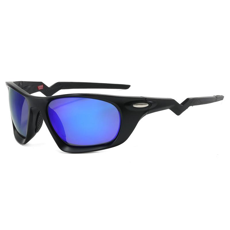 New polarized sun protection nylon polarized sunglasses, fashionable and trendy retro outdoor cycling sports glasses9431