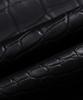Cornerbless Croco Fake Leather Jacket