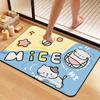Bathroom Diatom Mud Quick-drying Soft Floor Mat, Water-absorbing Non-slip Foot Mat At the Door of the Bathroom,toilet Toilet Rug