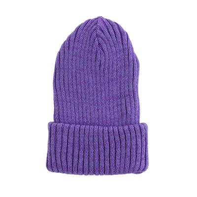Nakota Cotton Knit Made In and Winter One Size Fits Mix Purple Hat, Japan, Men's Women's Hat, All, Tagless,