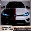 L+P Stínítka světlometů auta ABS Samolepky Krytky pro VW GOLF 7 7.5 VII MK7 MK7.5 GTI R GTE GTD Příslušenství Body Kit 2013-2020