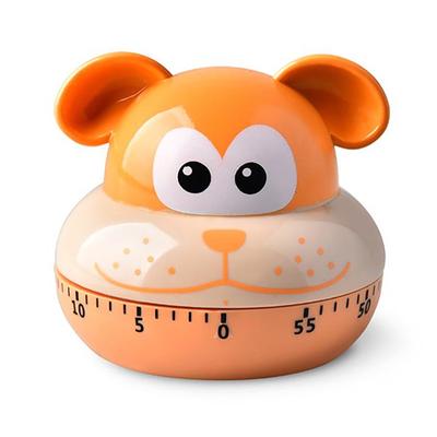 Mechanische Küchenuhr Cartoon Tierform Genau 60 Minuten Manueller Timer für Studenten Welpe