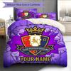 Custom Name CA Osasuna Pattern Bedding Quilt Set  Home Decoration  Gift (1 * Duvet Cover + 2 * Pillowcase  Without Core)