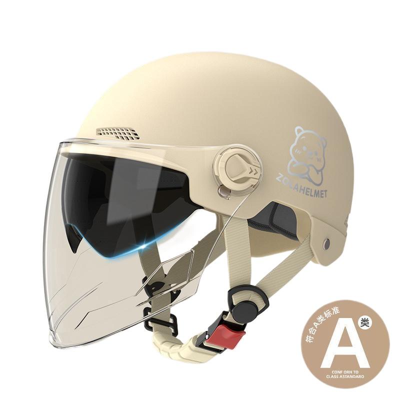 Helmet Electric Car Girl Cute Funny Lightweight Hair Hat Women's Helmet
