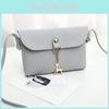 Sac à bandoulière chic pour femme en cuir PU uni, sac messager croisé, sac à main mode