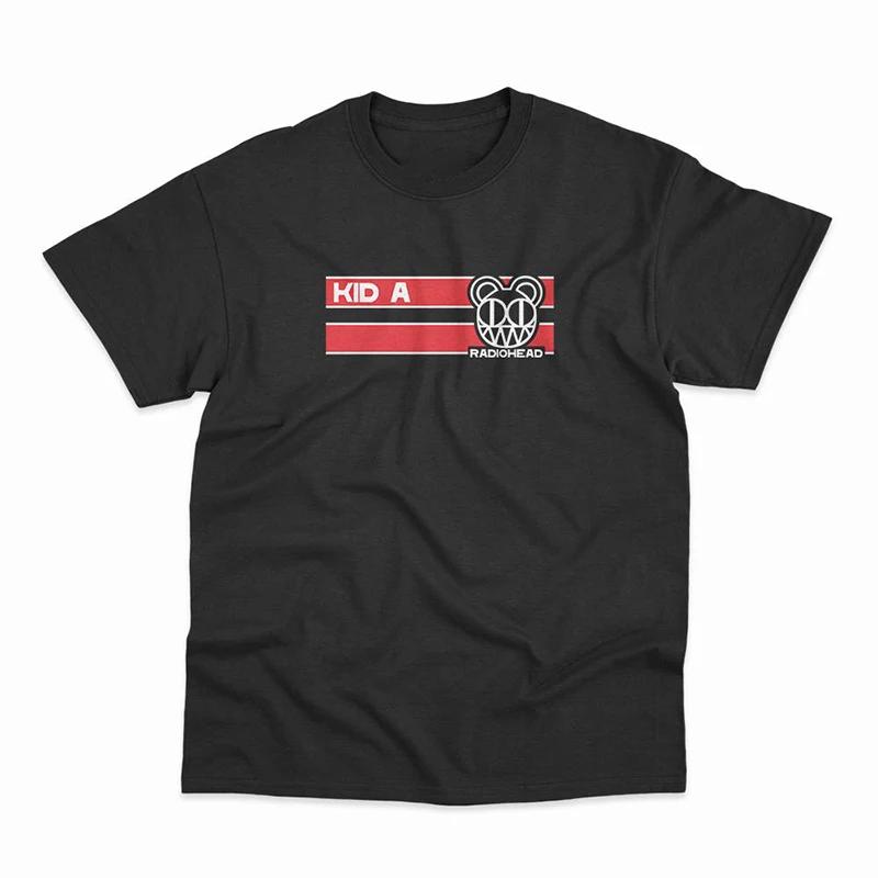 

OK Computer Album Radiohead Radiohead Rock Punk Vintage Loose Men s Short Sleeve T-Shirt Durable and Resistant Naked Lightness S