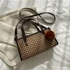 Large Capacity Plush Tote Bag Women's Handbag 2023 Spring New Fashion Street Trend Shoulder Crossbody Bag