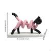 Abstract Cat Figurine with Base | Resin, for Bookshelf