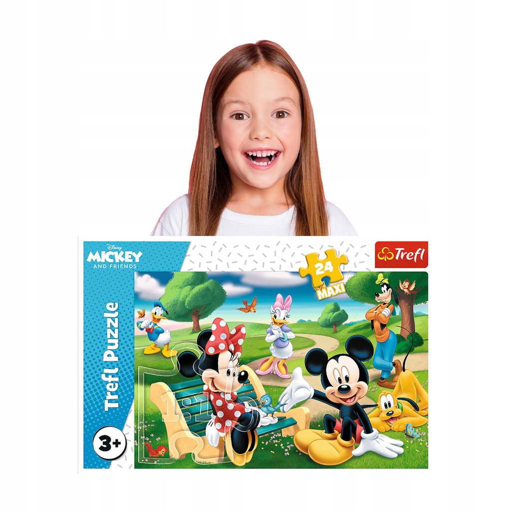 Puzzle 24 Maxi Myszka Miki W Gronie Przyjaci 14344