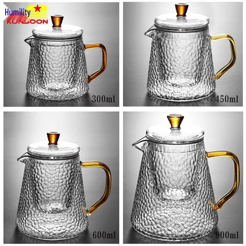 Hammered Glass Teapot