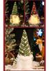 Festliche Leuchtende Gartenzwerg-Figur mit Strickmütze – Weihnachtsdekoration & Geschenke