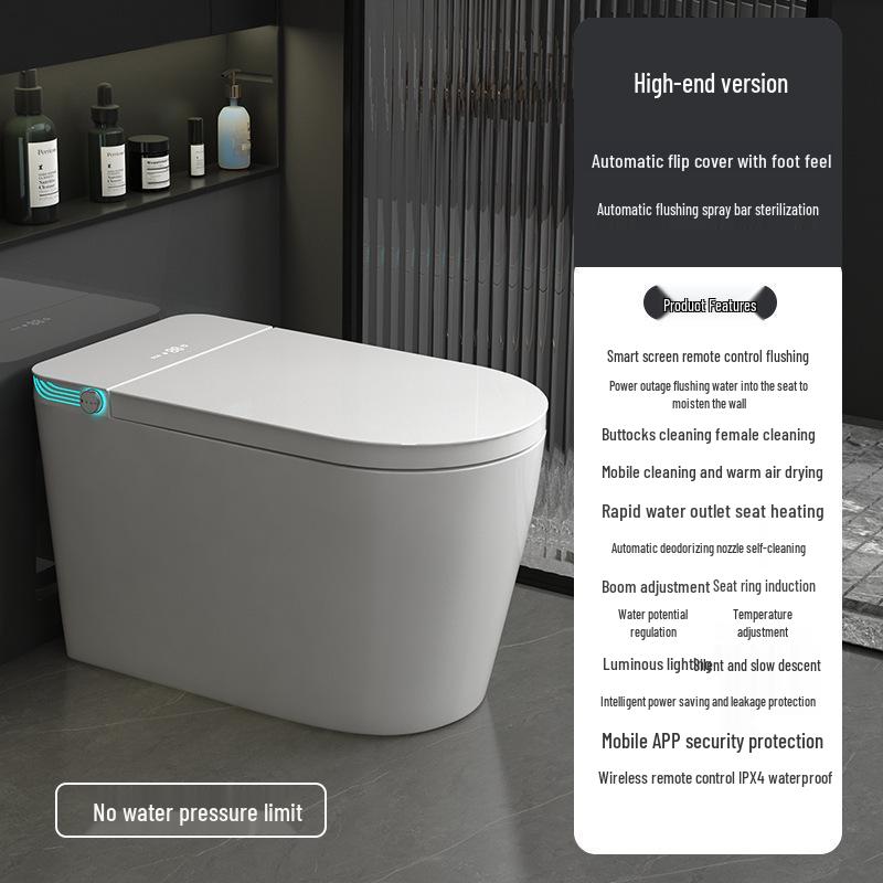 Nest Chi Smart Toilet: Household Automatic Flip Lid, Instant Heating, Sterilization, No Water Pressure Limit.