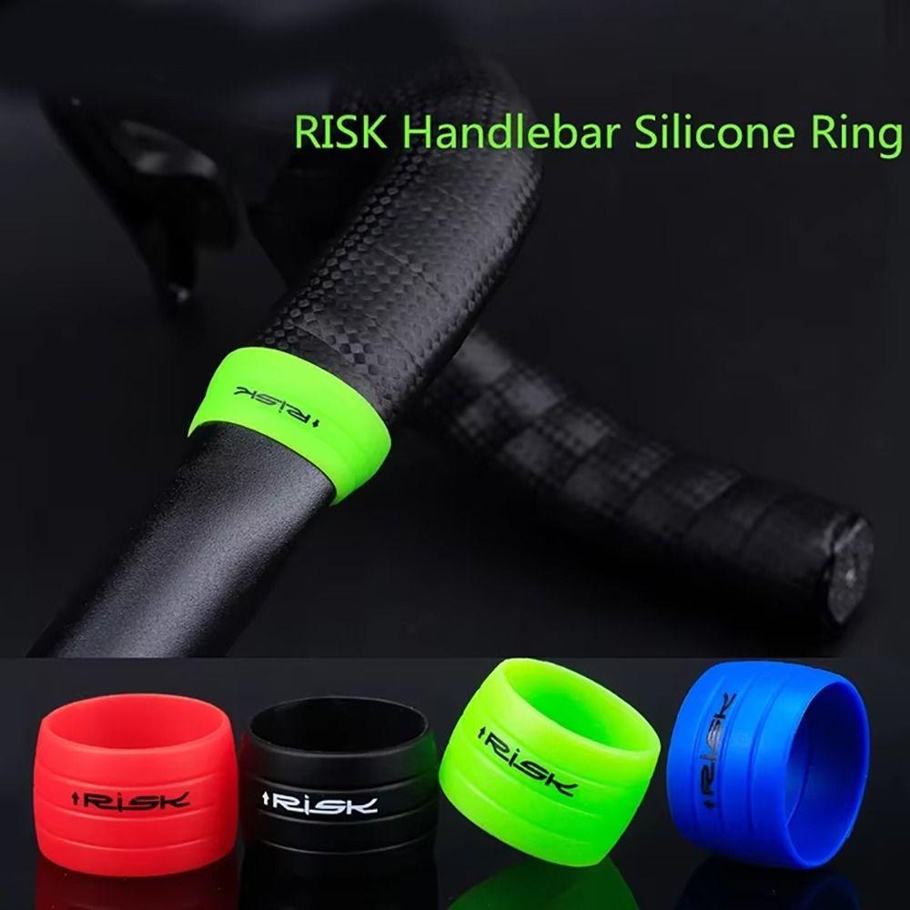 1pair Lightweight Handlebar Tape Ring Silicone Handlebar Tape plug  Cycling Accessories