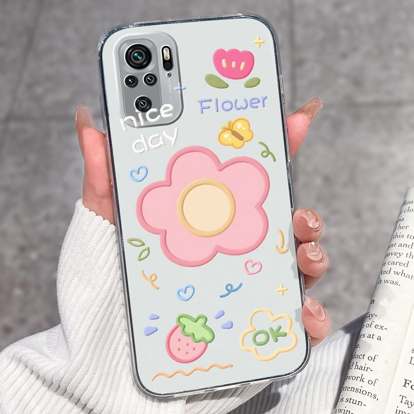 Cute Kitten Phone Case For Redmi Note 10 9 8 7 6 5A Pro 9T 8T 7S 10Lite Soft Casing Screen Protector Top Quality Dustproof Shell For Redmi Clear Cover