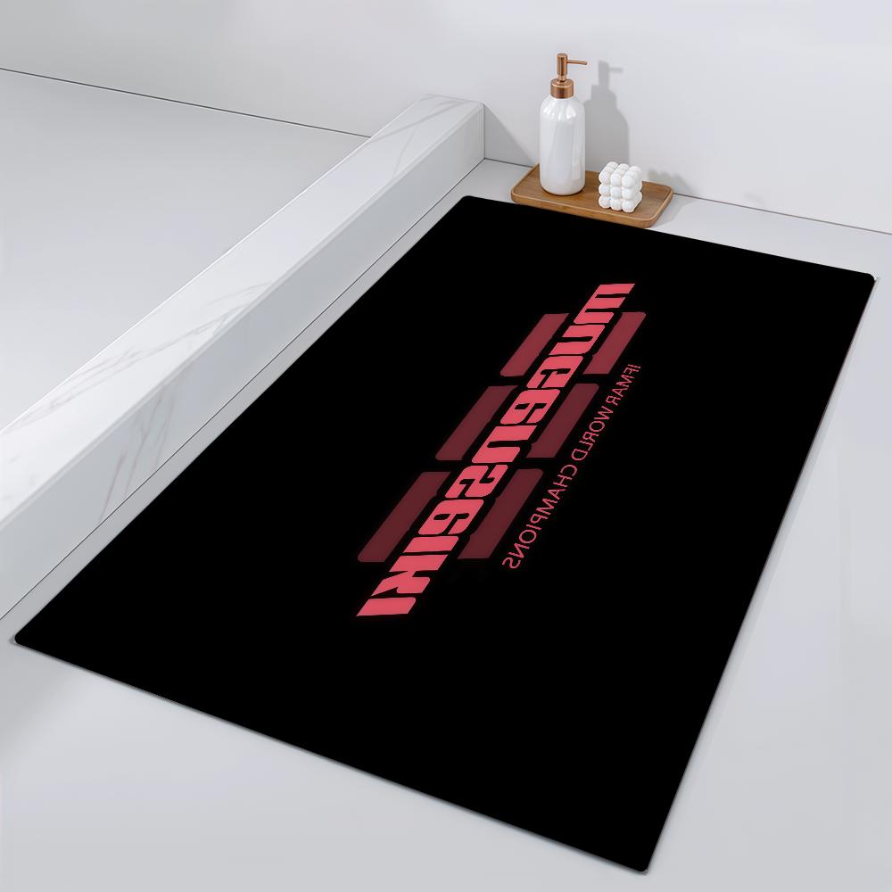 Door Cool Seiki Mat Bedside Entrance Bath Floor Decoration Corridor Door Fashion Logo Mat Carpet Living Room M-Mugen Balcony
