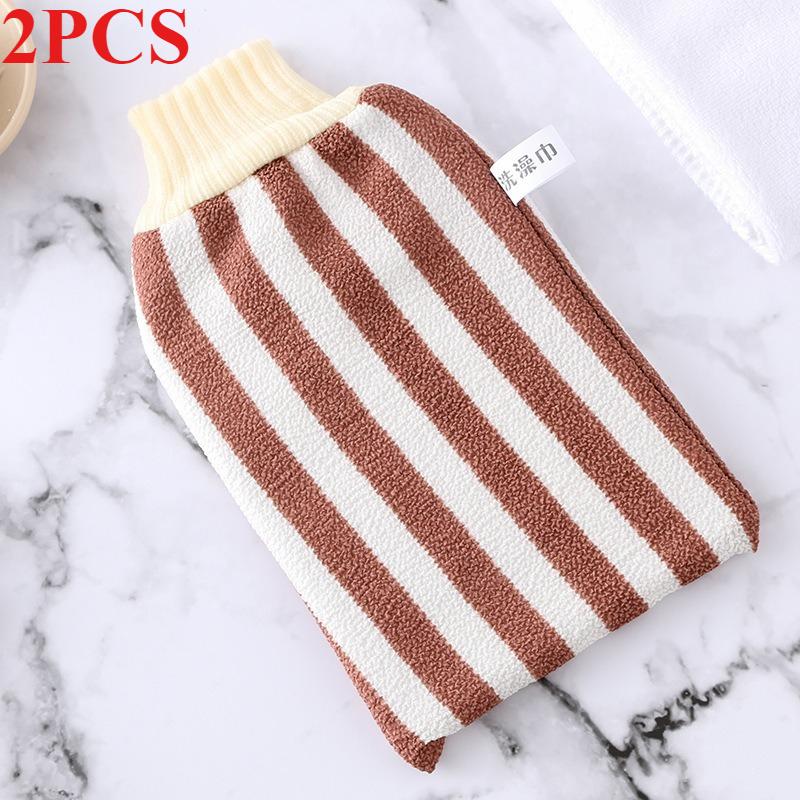 Exfoliating Bath Gloves SPA Shower Body Scrubber Mitt for Deep Cleaning Massage Reusable Wash Tool Exfoliating Sponge Gloves