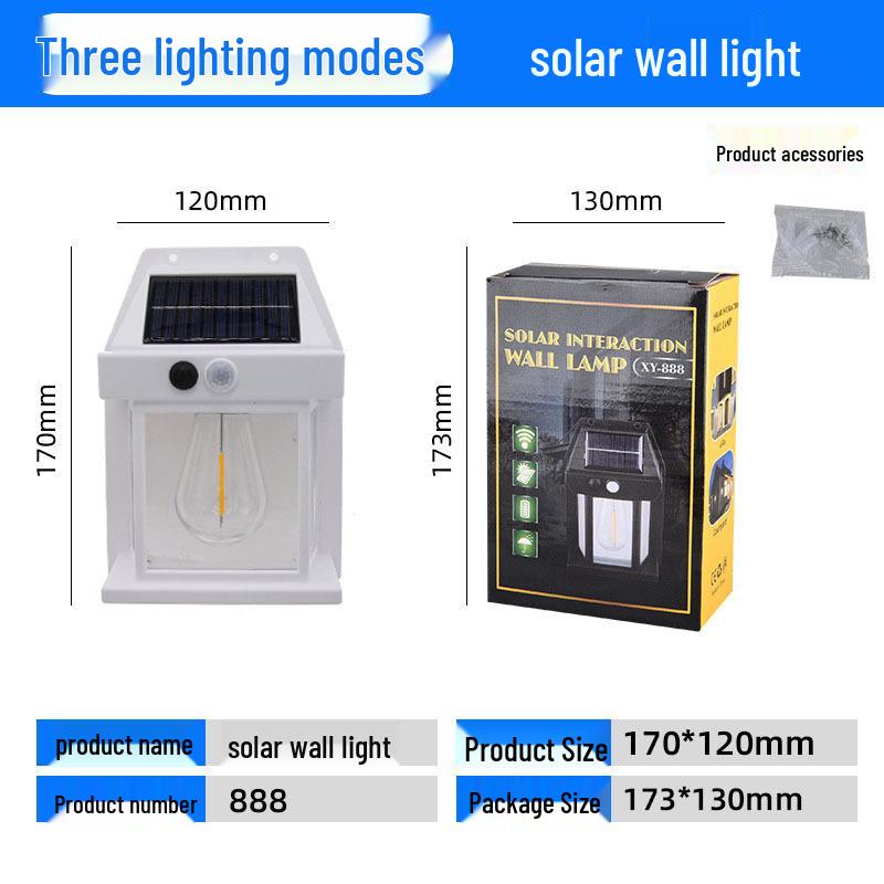 Wasserdichte Solarkraft-Außenstrahler mit Bewegungssensor