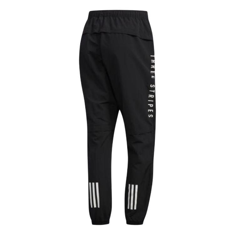 Adidas Must Haves Fashion Letter Loose Comfortable Breathable Sports Long Pants Men bottoms Black FM5428