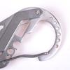 Multi Tools Key Holder Wrench Quickdraw Carabiner უჟანგავი ბოთლის გასახსნელით