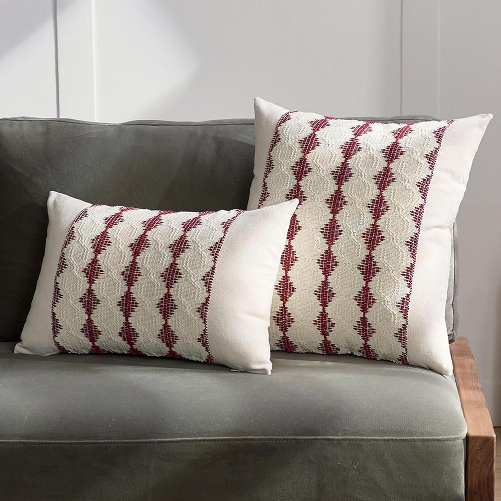 Böhmischer Kissenbezug aus Baumwollleinen: Leichtes Luxus-Sofa/Bettkissen