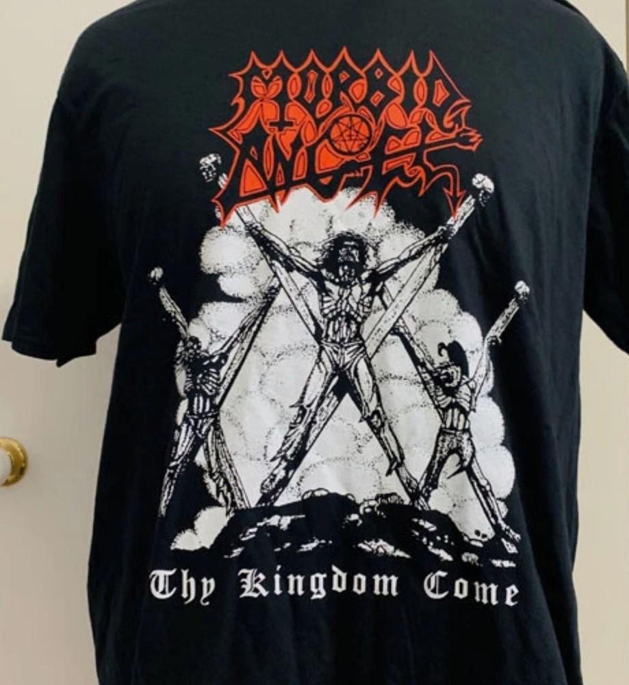 

Morbid Angel - Thy Kingdom Come Short Sleeve Cotton Black All Size Shirt Unisex T-Shirt XL