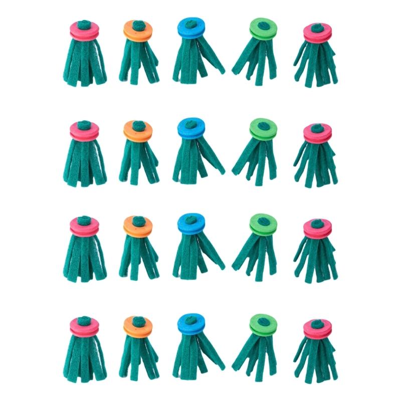 

20 шт. Акваріуми Нерестовий моп Акваріуми Нерестові сланці М який волоконний моп Обладнання для нересту домашніх тварин 1