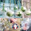 5/6/8/10cm Transparent Plastic Ball Christmas Tree Pendant Home Decoration Ball Christmas Hanging Gift Box New Year's Supplies