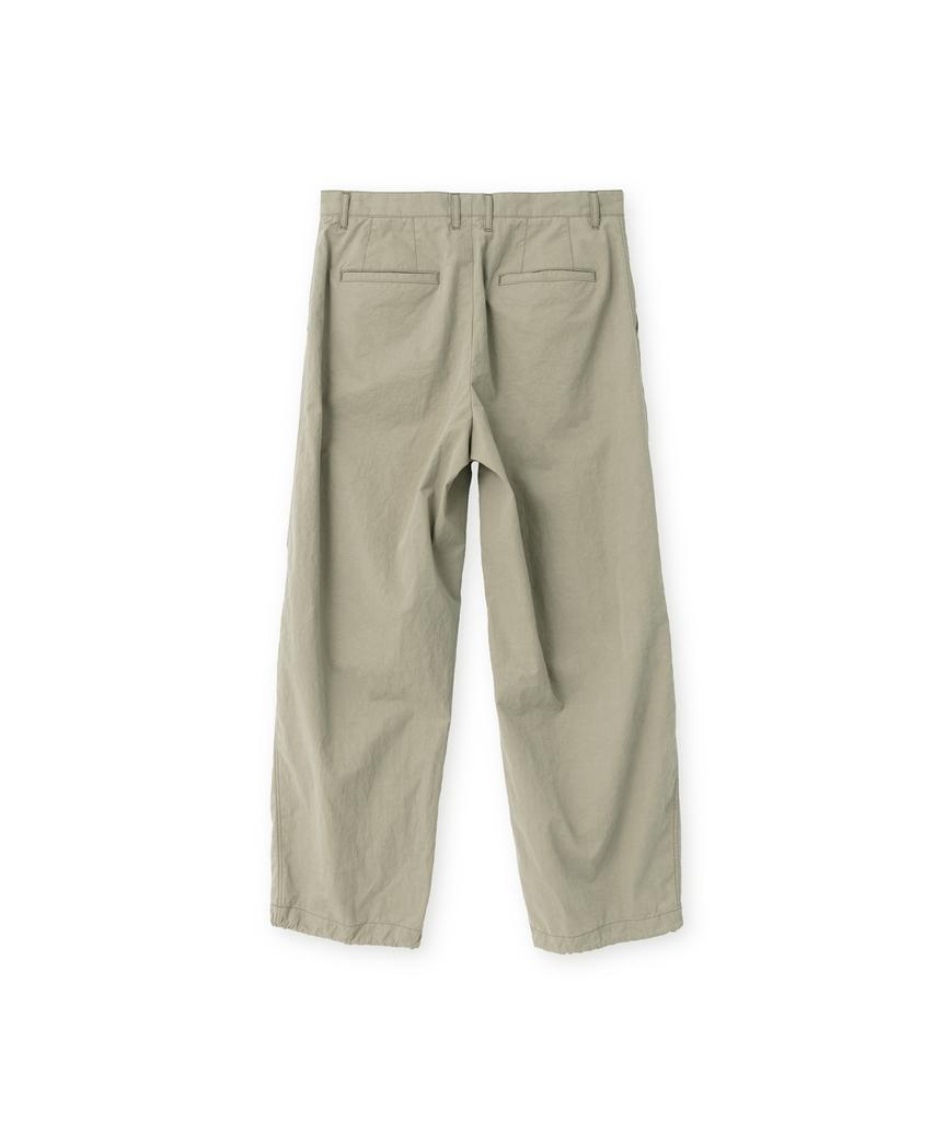 Beulaunyadeu Washed Parachute Pants, Dark Beige