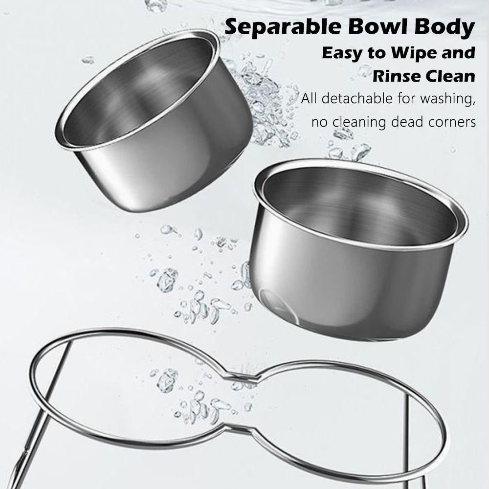 Raised Cat Bowls 15°Tilted Dog Water Bowl Stable Dog Bowls  Pet Supplies