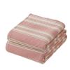 Striped Cotton Yarn-Dyed Three-Layer Gauze Quilt – Summer Cooling Blanket