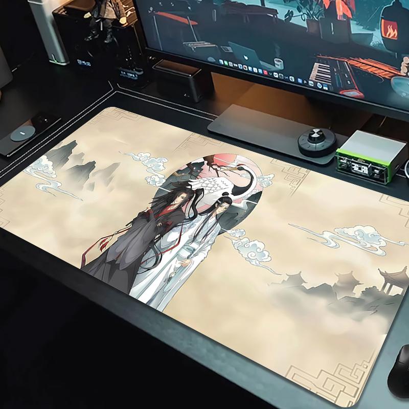 Dragon Phoenix Color Mouse Pad Large Gaming Table Cushion Non-slip Laptop Tablet Big Mousepad XXL Mat Mini PC Playmat With Lock edge